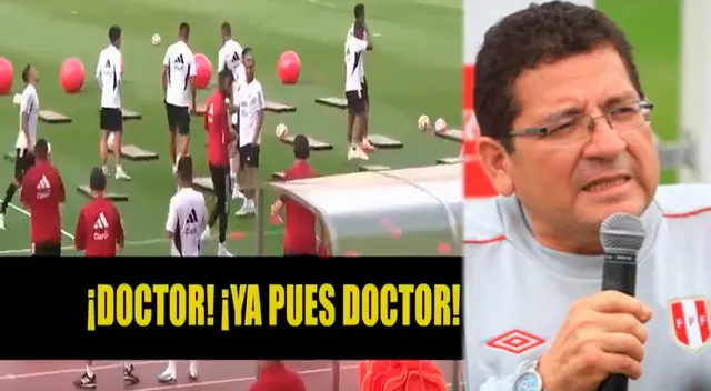 Yotún protagonizó un peculiar momento con el médico de la selección: "Ya pues, doctor" Yotún protagonizó un peculiar momento con el médico de la selección: "Ya pues, doctor"