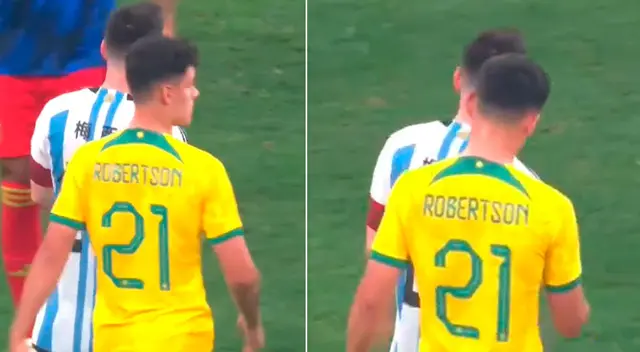 Lionel Messi le hizo un duro desplante a Alexander Robertson
