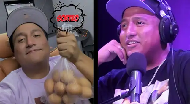 Jorge Luna sortea 1kg de huevo en Instagram y miles participan