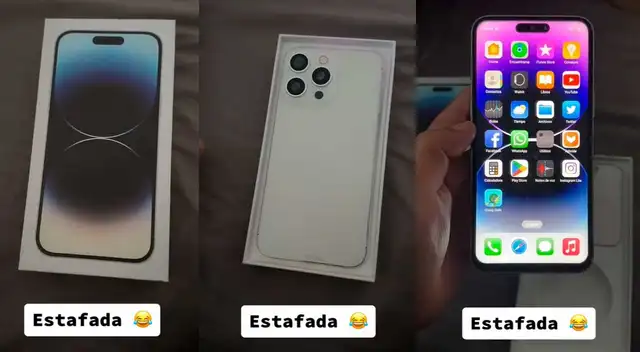 La joven fue estafada de la peor forma posible al comprar un iPhone 14 Pro Max