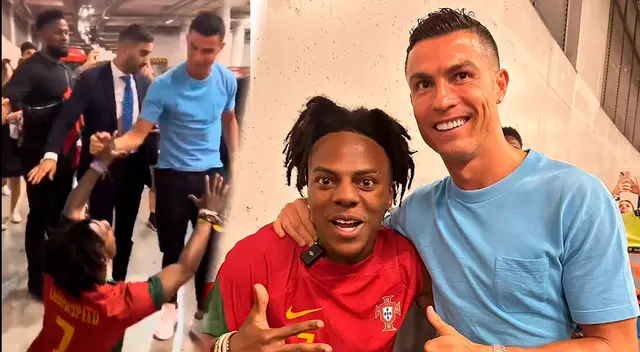 Youtuber fanático de Cristiano Ronaldo es viral por su emotiva reacción al conocerlo