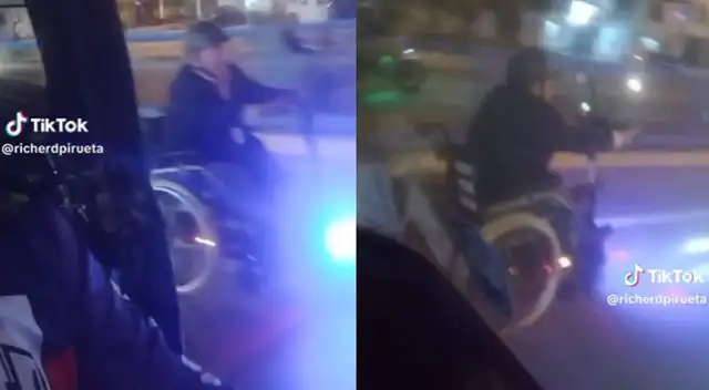 Señor es furor en redes tras haber modificado su silla de ruedas como una moto.