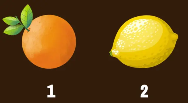 Escoge una de la frutas y descubres más de ti.