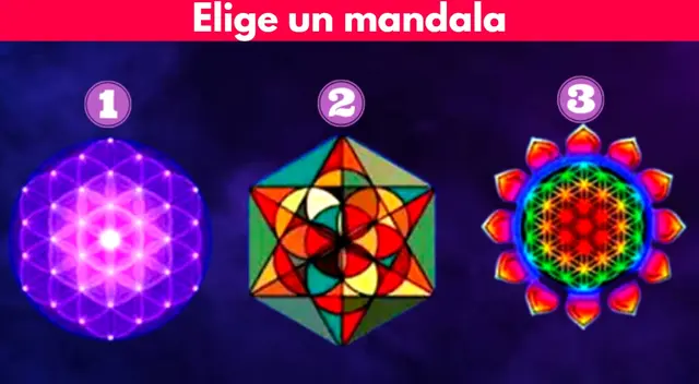 El test viral de los mandalas. Descubre el mensaje que trae para ti.