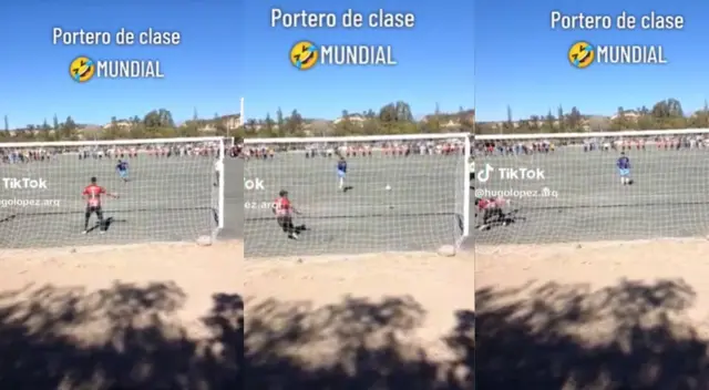 Se metió 'atajadón' en campeonato y es viral en redes sociales. Se metió 'atajadón' en campeonato y es viral en redes sociales.