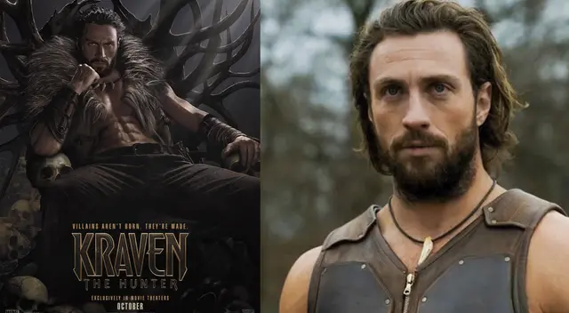 Kraven the Hunter portada de su película de estreno Kraven the Hunter portada de su película de estreno