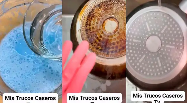 Conoce este sencillo truco para limpiar tus sartenes y ollas. Conoce este sencillo truco para limpiar tus sartenes y ollas.