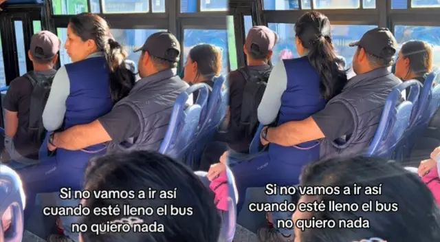 Pareja enloquece las redes tras mostrar peculiar truco de ahorro en un autobus Pareja enloquece las redes tras mostrar peculiar truco de ahorro en un autobus