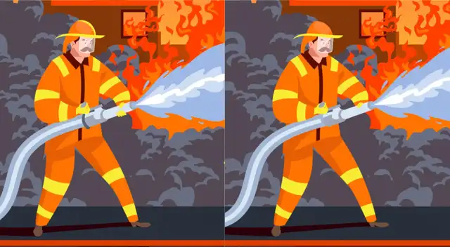 Reta tus sentidos y encuentra las 3 diferencias en los bomberos. Reta tus sentidos y encuentra las 3 diferencias en los bomberos.