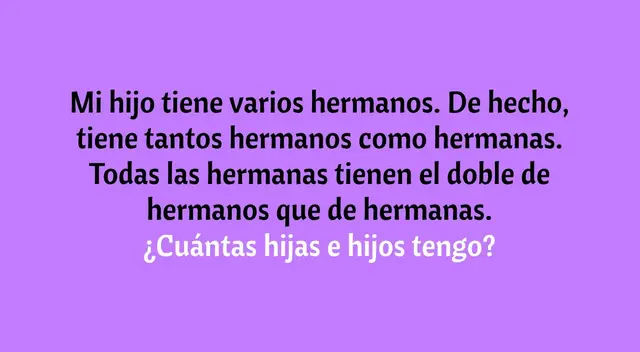 Si tienes un alto IQ podrás superar este nuevo acertijo mental. Si tienes un alto IQ podrás superar este nuevo acertijo mental.