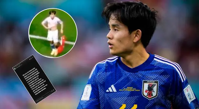 Takefusa Kubo le envió perdon a Perú