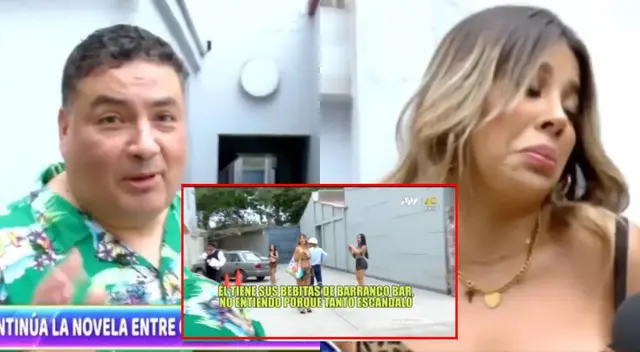 Gabriela Serpa y Alfredo Benavides se distancian tras 'ampay' emitido por Magaly Medina.