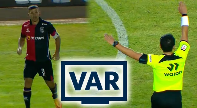 VAR anuló el gol de Bernardo Cuesta VAR anuló el gol de Bernardo Cuesta