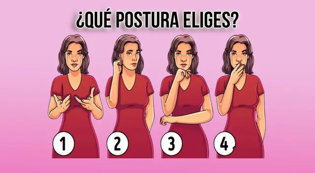 Elige una de las postura del test viral y descubre una impactante característica de tu personalidad.