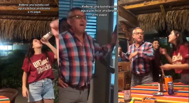 Una joven se volvió viral en TikTok tras jugarle cruel broma su papá, pero la reacción de él hizo la dejó sin palabras. Una joven se volvió viral en TikTok tras jugarle cruel broma su papá, pero la reacción de él hizo la dejó sin palabras.