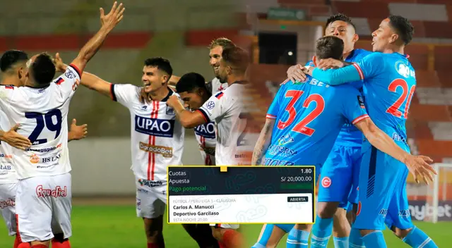 Un hincha realizó apuesta deportiva al partido entre Mannucci vs. Deportivo Garcilaso por la fecha 1 del Torneo Clausura de la Liga 1 2023. Un hincha realizó apuesta deportiva al partido entre Mannucci vs. Deportivo Garcilaso por la fecha 1 del Torneo Clausura de la Liga 1 2023.