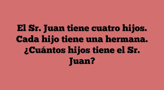 Para poder superar este nuevo acertijo mental tienes que estar muy concentrado.