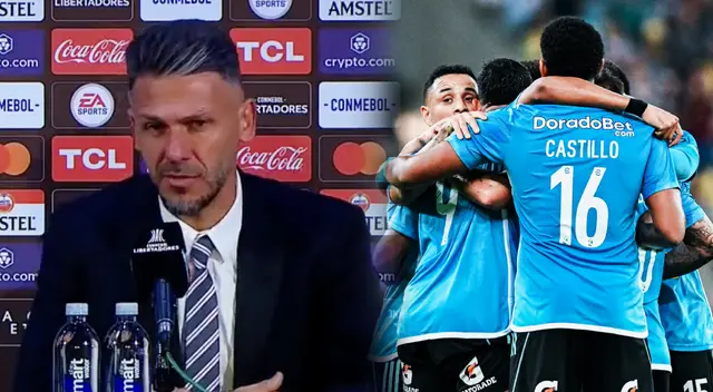 Martín Demichelis habló sobre el empate de Cristal y Fluminense
