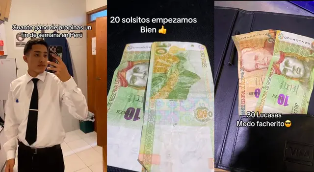 Joven se animó a revelar cuánto dinero puede llevarse a casa trabajando como mozo.
