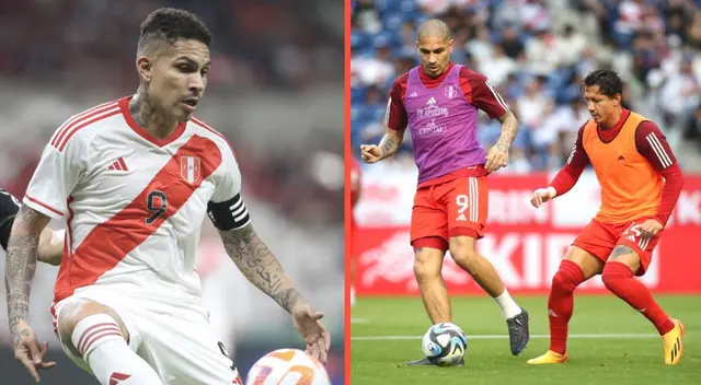 Paolo Guerrero y Gianluca Lapadula fueron dupla de ataque ante Japón.