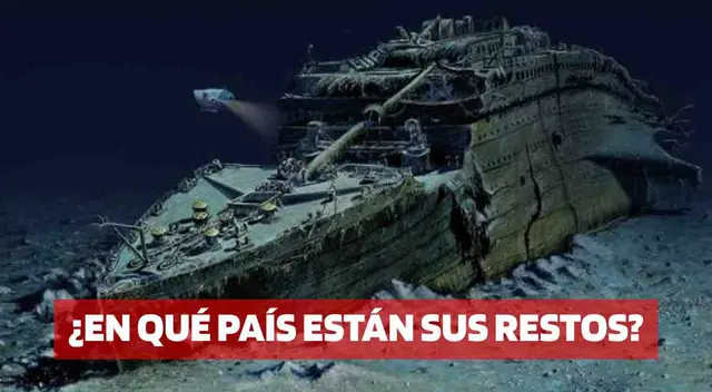 EL Titanic se encuentra cerca a Terranova, que se ubica en Canadá. EL Titanic se encuentra cerca a Terranova, que se ubica en Canadá.