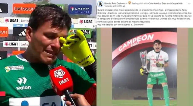 'Banana' Ruíz afirmó que se va triste de Grau porque no cumplirá promesa