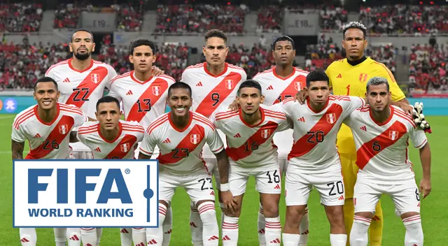 La selección peruana sigue dentro de los 30 mejores del mundo del fútbol.