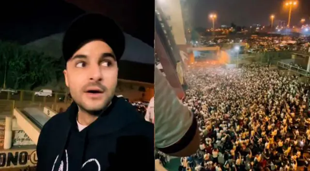 Hinchas de la 'U' dejaron sorprendidos a influencer español. Hinchas de la 'U' dejaron sorprendidos a influencer español.