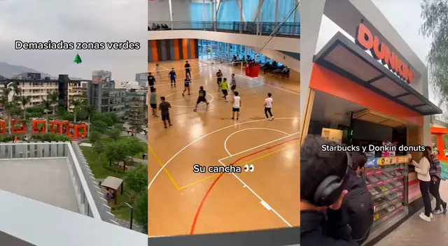 Joven demostró como luce la Universidad de Lima en su interior. Joven demostró como luce la Universidad de Lima en su interior.
