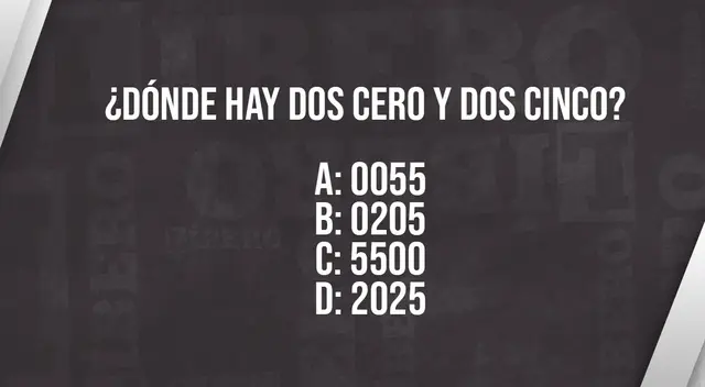 Solo las personas más inteligentes podrían superar este complicado ejercicio.