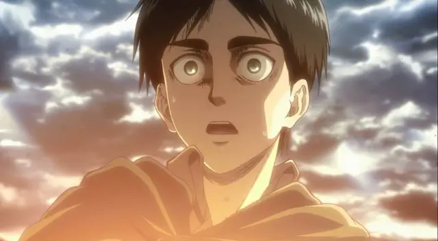 Eren en una de las escenas más importantes de la segunda temporada del anime.