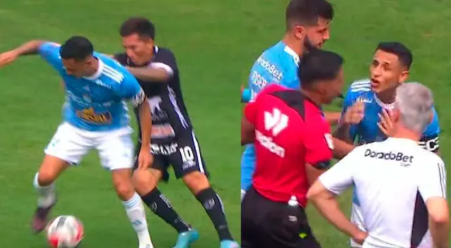 Yoshimar Yotún fue expulsado por un codazo en el partido contra Unión Comercio.