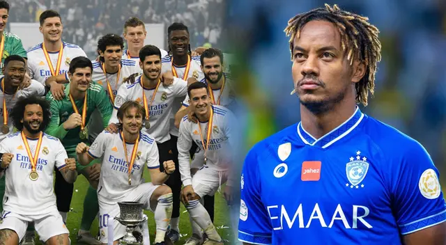 Estrella del Real Madrid se rindió ante André Carrillo tras reaccionar en su postal Estrella del Real Madrid se rindió ante André Carrillo tras reaccionar en su postal