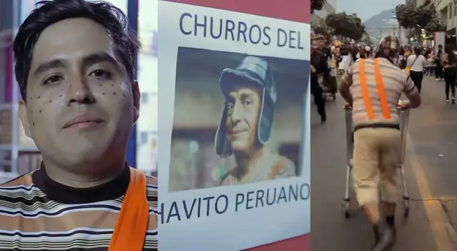 El chavo del 8 peruano y su historia detrás de la venta de churros