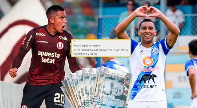 Un hincha realizó una apuesta deportiva al partido entre Universitario vs. Alianza Atlético por la fecha 2 del Torneo Clausura 2023 Liga 1.