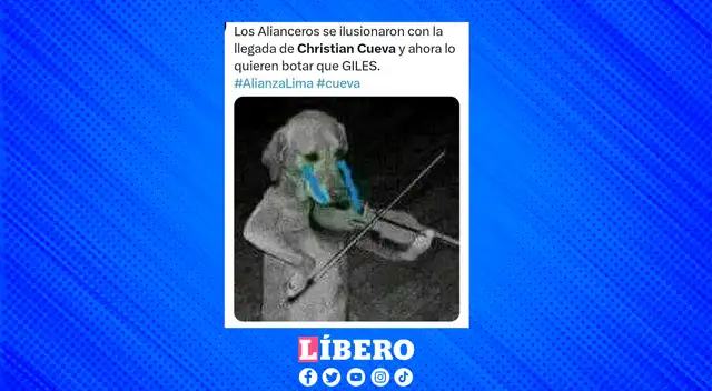 Las burlas no se hicieron esperar, luego que Cueva llegara con el cartel de figura a Alianza. Las burlas no se hicieron esperar, luego que Cueva llegara con el cartel de figura a Alianza.