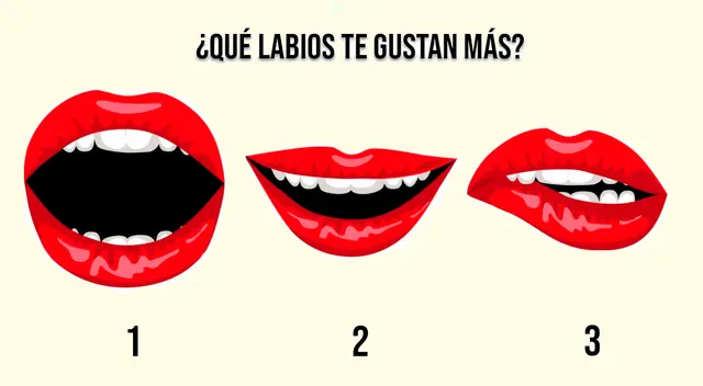 La opción de labios que escojas de este test de personalidad podrá ayudarte a conocer mejor. La opción de labios que escojas de este test de personalidad podrá ayudarte a conocer mejor.