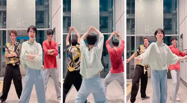 Antes de grabar la coreografía, ellos practicaron por horas para estar coordinados frente a cámaras. Antes de grabar la coreografía, ellos practicaron por horas para estar coordinados frente a cámaras.