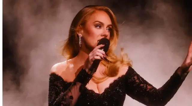 Adele se presentó recientemente en Las Vegas Adele se presentó recientemente en Las Vegas