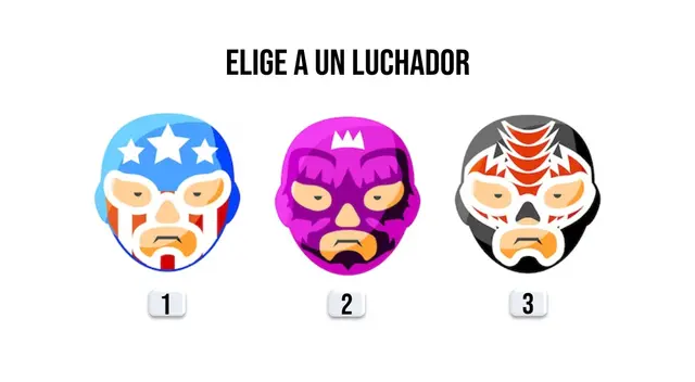 Escoge al luchador que te parezca más atractivo y descubre cómo es tu estilo de vida Escoge al luchador que te parezca más atractivo y descubre cómo es tu estilo de vida