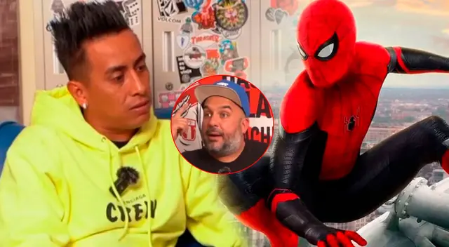 El futbolista Christian Cueva fue comparado con Spider-Man.