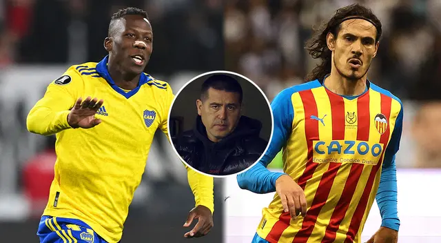Riquelme se contactó con Edinson Cavani para sumarlo a Boca Juniors de Luis Advíncula