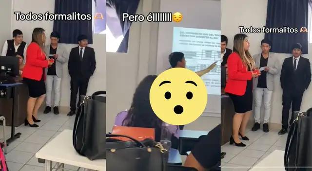 El usuario se volvió viral por la vestimenta que llevaba durante esta exposición.