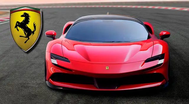 Se filtraron los bocetos del primer automóvil eléctrico de Ferrari.