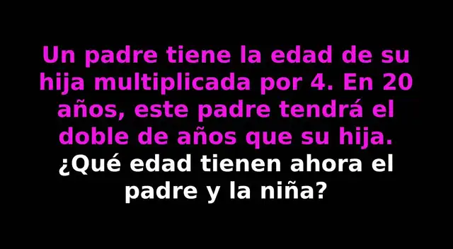 Si eres realmente un genio podrás desarrollar el complicado acertijo.