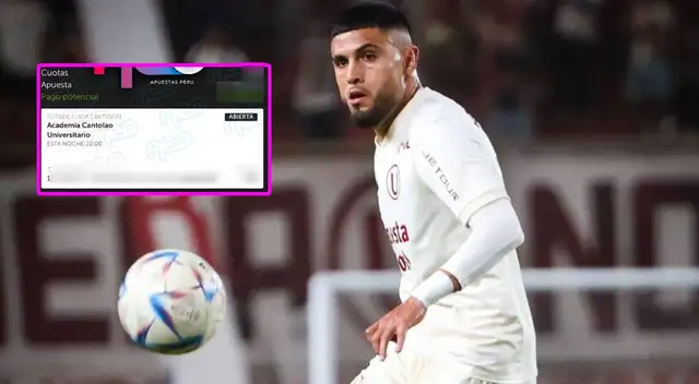 Un joven podrá ganar mucho dinero si el equipo de sus amores gana el primer tiempo.