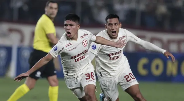 Quispe también anoto un gol de fuera del área ante Gimnasia. Foto: Luis Jiménez - Líbero   