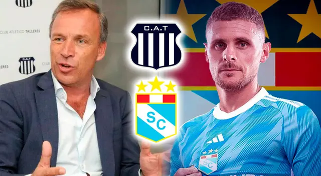 Presidente de Talleres llenó de elogios a Nicolás Pasquini de Sporting Cristal