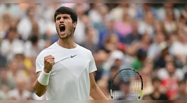 Carlos Alcaraz venció a Jarry en Wimbledon 2023