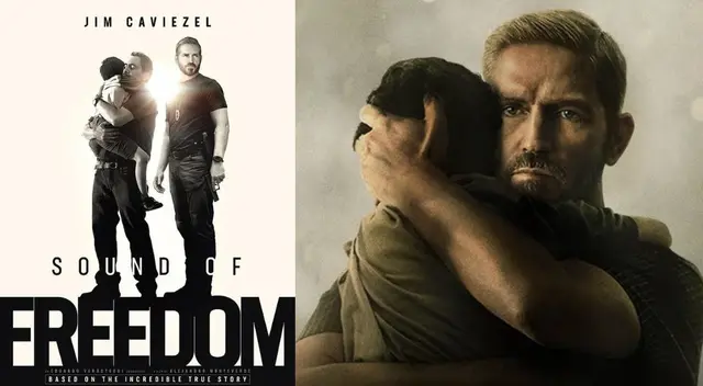 El verdadero Tim Ballard de 'Sound of freedon' formó parte de la campaña promocional.